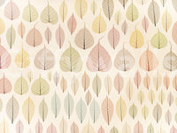 The wallpaper features a subtle, delicate pattern.

