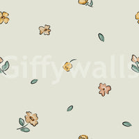 Delicate  watercolor florals Wallpaper⁠