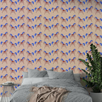 Modern Delight Carousel wallpaper with subtle tones

