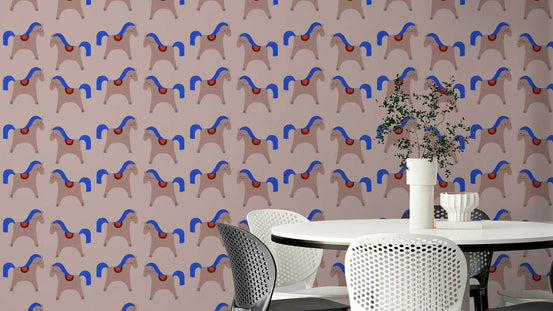 Delight Carousel 04 Wallpaper with soft shapes


