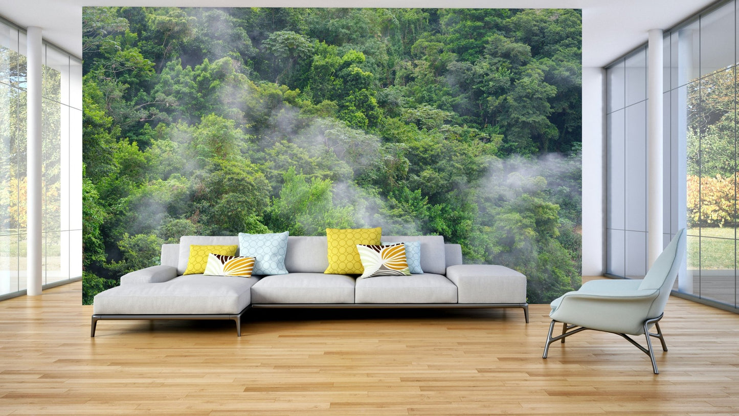 Calm jungle mural wallpaper

