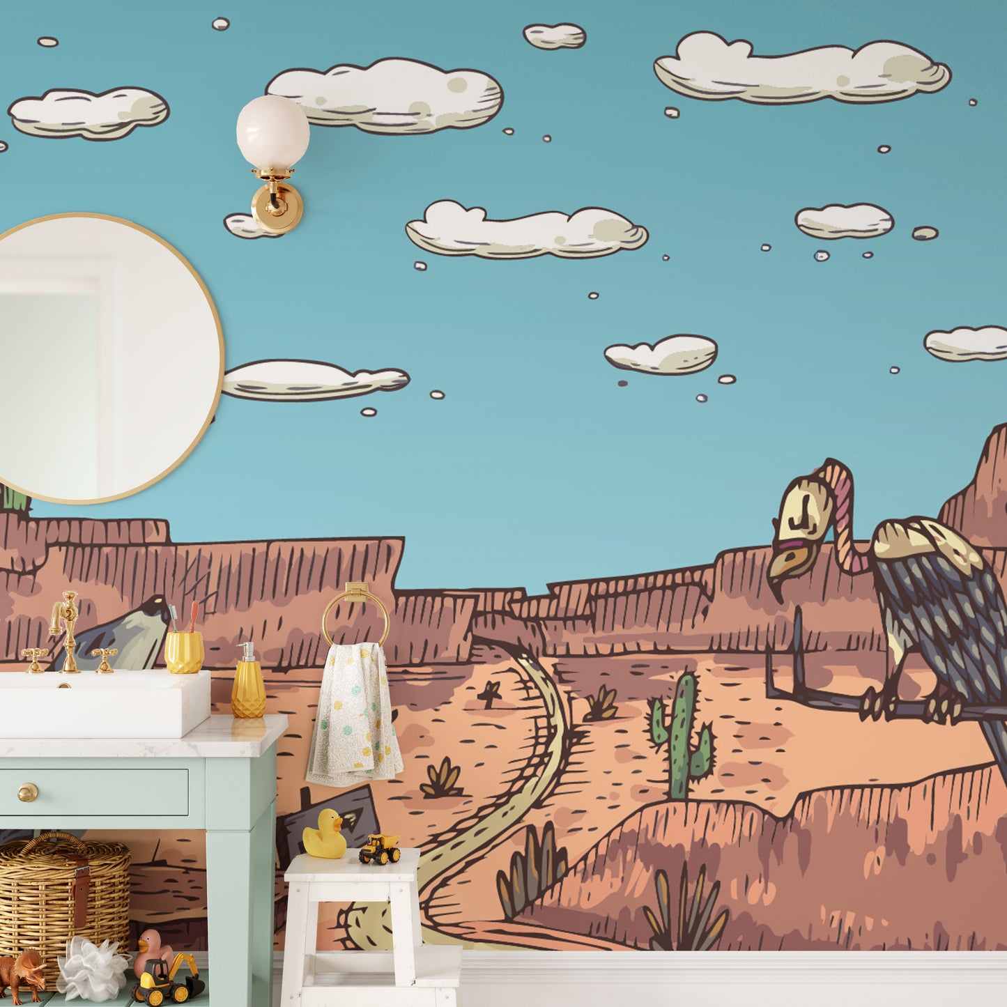 Desert Animal Wallpaper Murals - Giffywalls