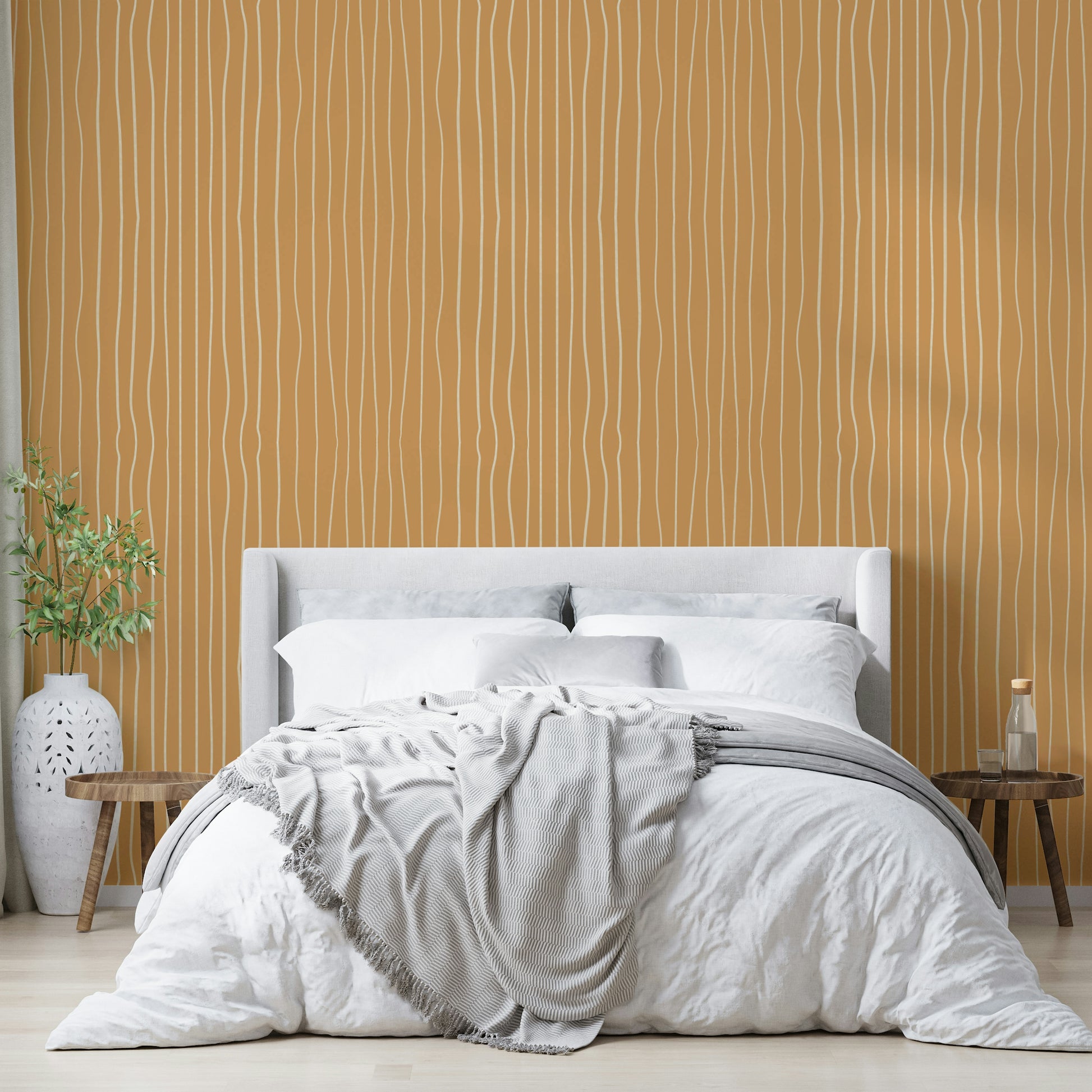 Textured wallpaper with desert sand lines

