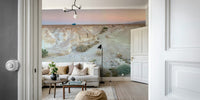 Desert Canyon sunrise mural