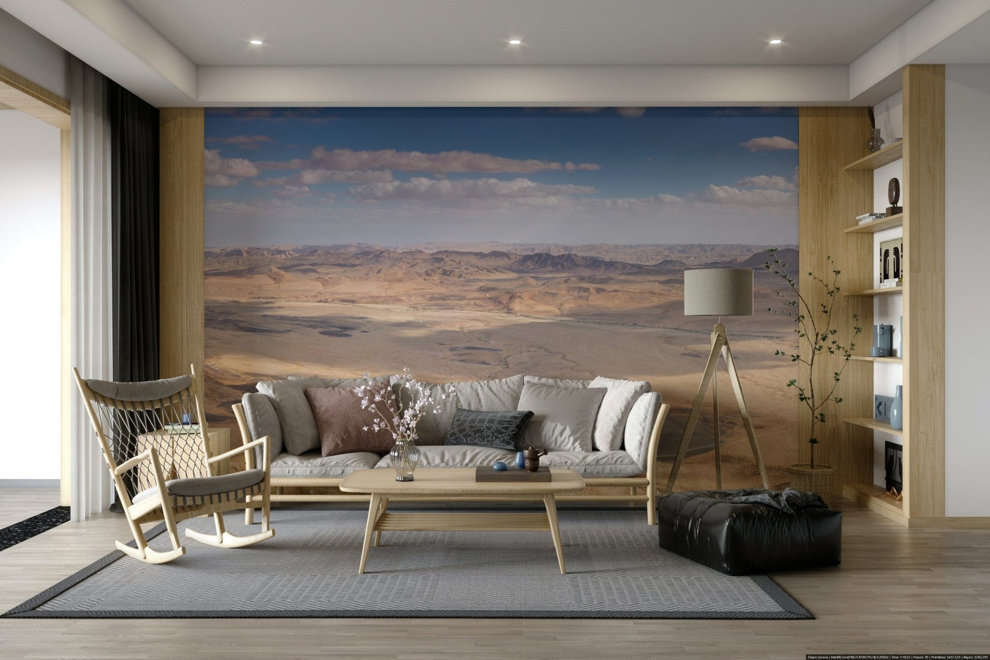 The mood is peaceful and serene.

