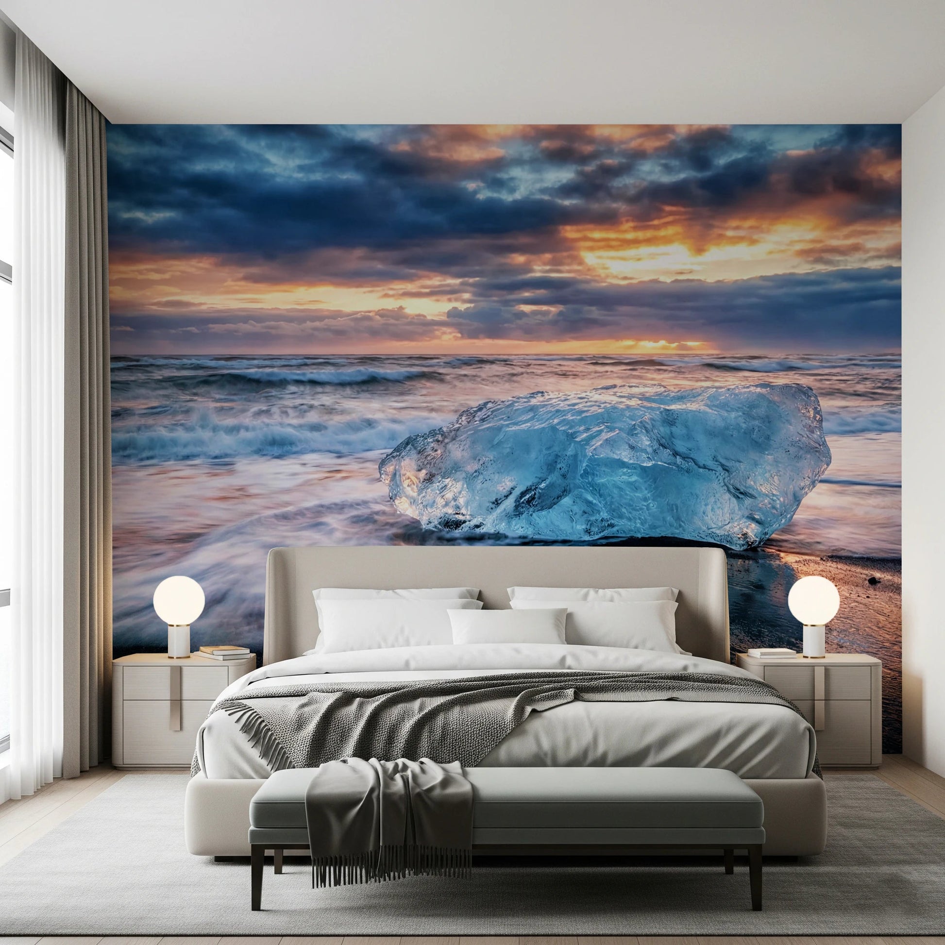 Diamond Beach Dawn Wall Mural