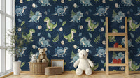 Cute dinos with fern and egg accents


