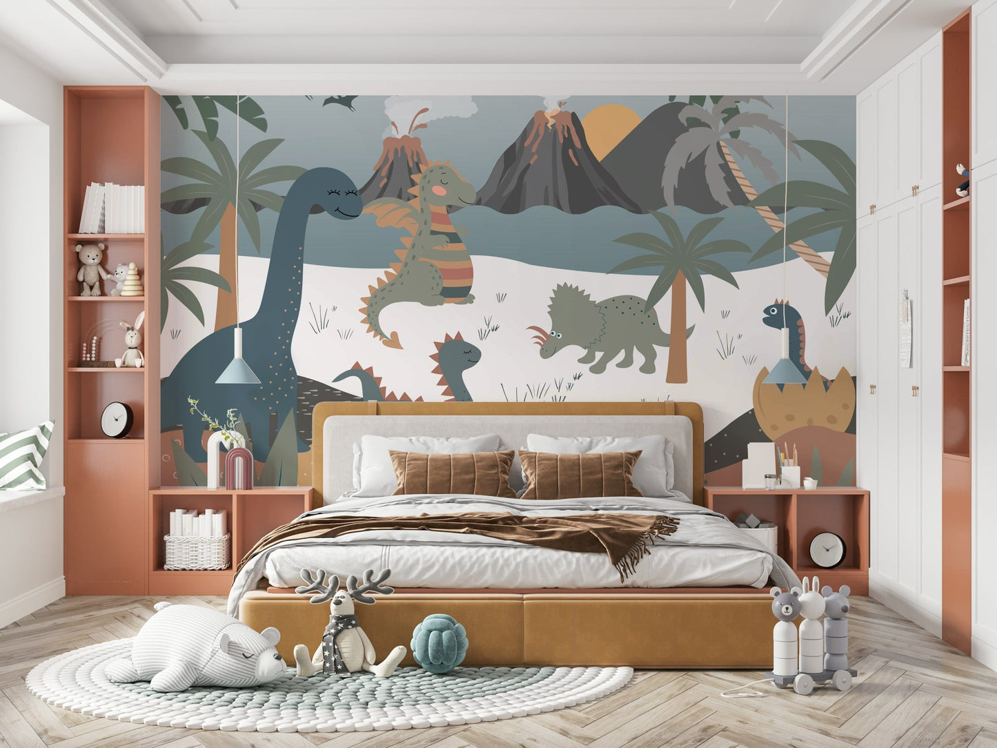 The image is suitable for a children's room or a playroom.

