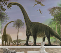 Animated Dinosaur Wallpaper Mural - Giffywalls