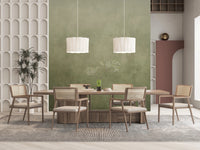 Dirty Paper - Ombre Olive Wall Mural