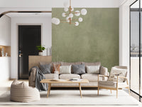 Dirty Paper - Ombre Olive Wall Mural