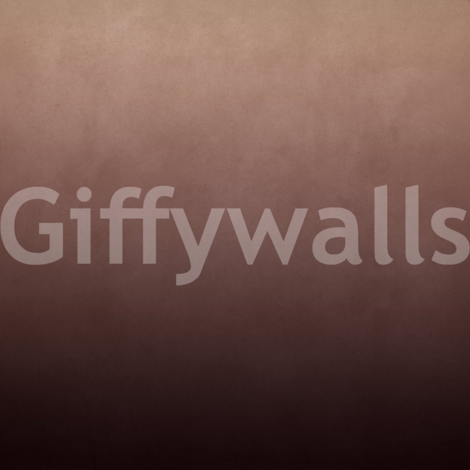 Dirty Paper - Ombre Peach Wall Mural