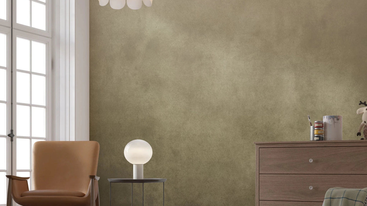 Dirty Paper - Ombre Tobacco Wall Mural