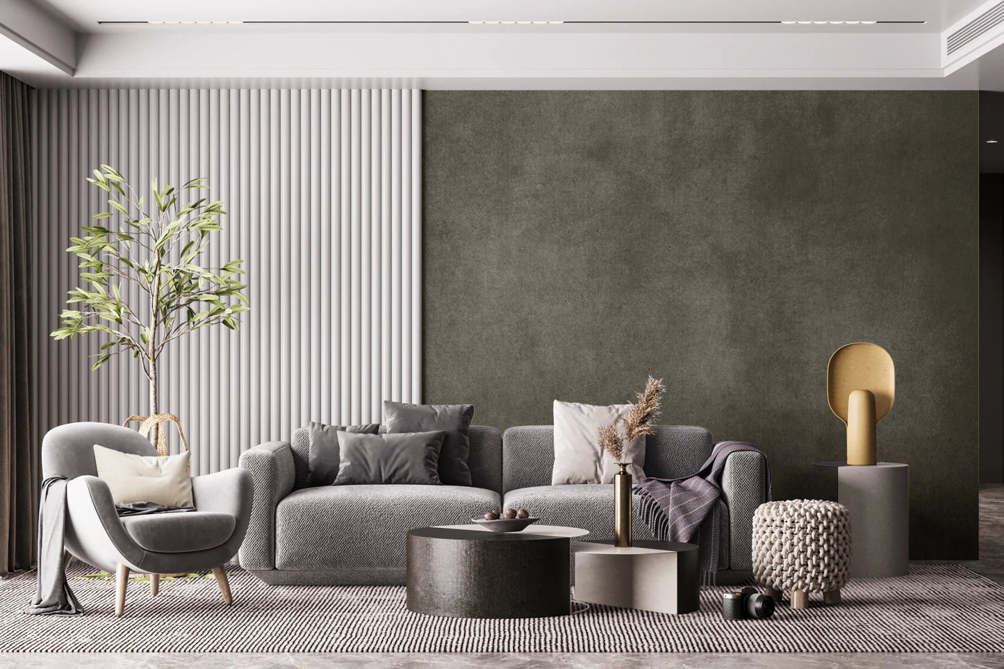 Dirty Paper - Putty Wall Mural