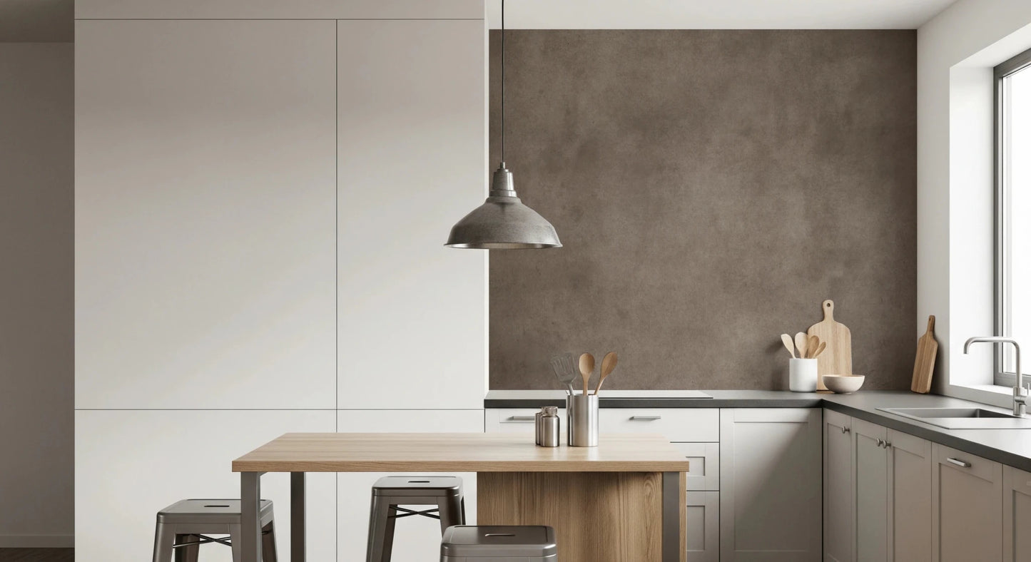 Dirty Paper - Taupe Wall Mural