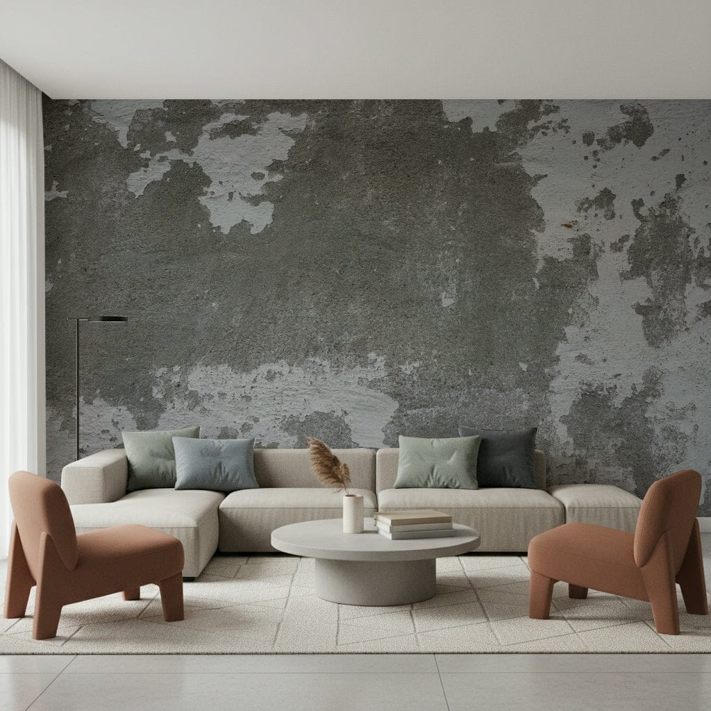 Distressed Concrete Wall Mural -2566584