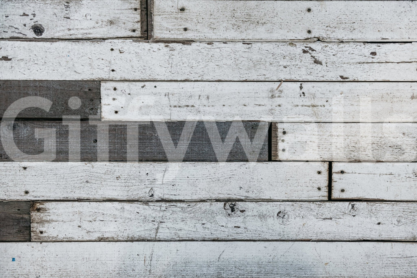 Distressed Wood Panel Wall Mural -2226198