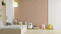 Juno Welcoming Walls Ditsy Peach Floral Wallpaper⁠