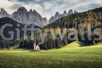 A high-quality serene peak wall mural for walls.

