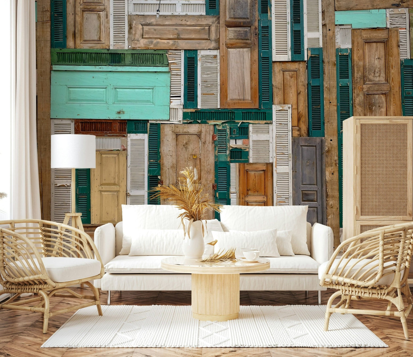 Doorscape Collage Wall Mural -1084333