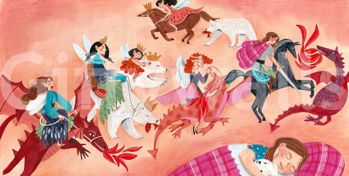 Dream Riders Wall Mural -2663365