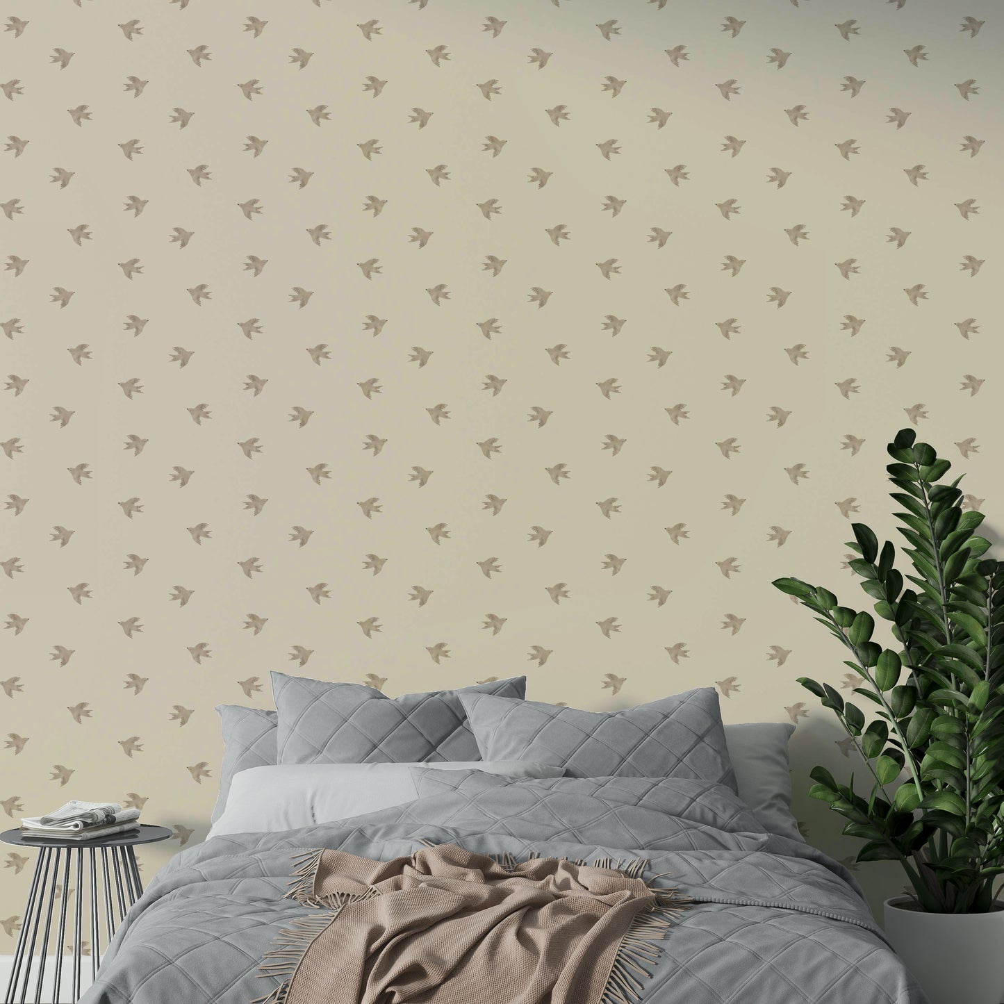 Dreamy Birds Summer Sand Wallpaper⁠