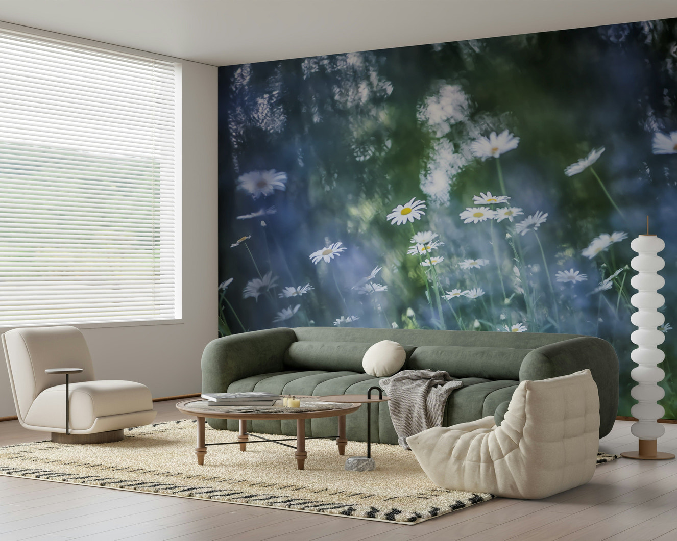 Daisy Dreamscape Wall Mural -2596582