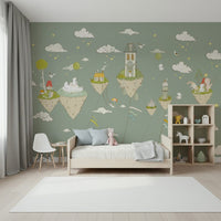 Dreamy Sky Islands Wall Mural -2759477