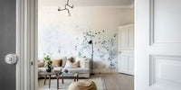A serene Syrian thistle wall mural for your decor.

