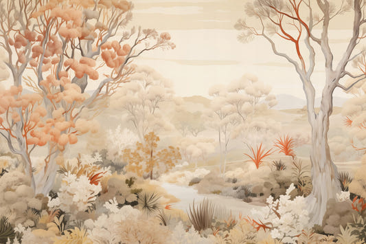 Beautiful Autumn Forest Wallpaper Mural