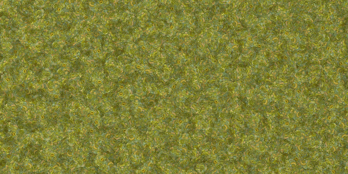 Embroidery Moss Green Color Wallpaper Murals