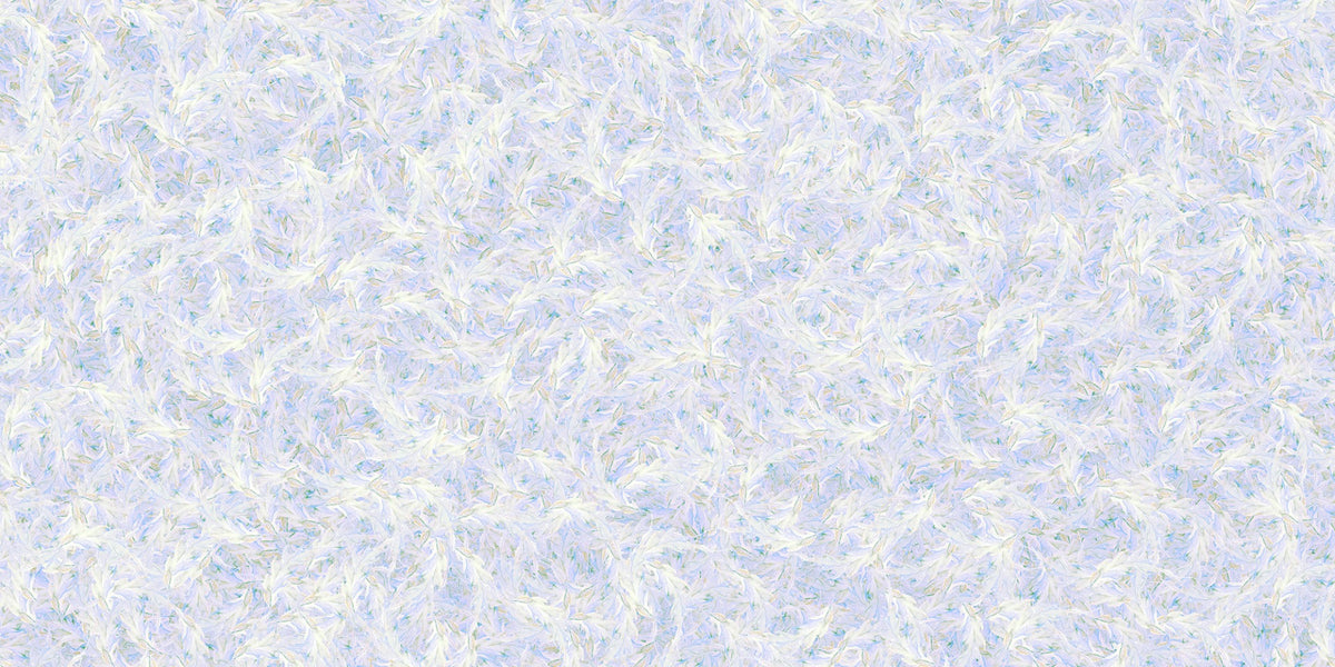 Blue Dancing Leaves Lila Azur Wallpaper Murals in your room — zoomed