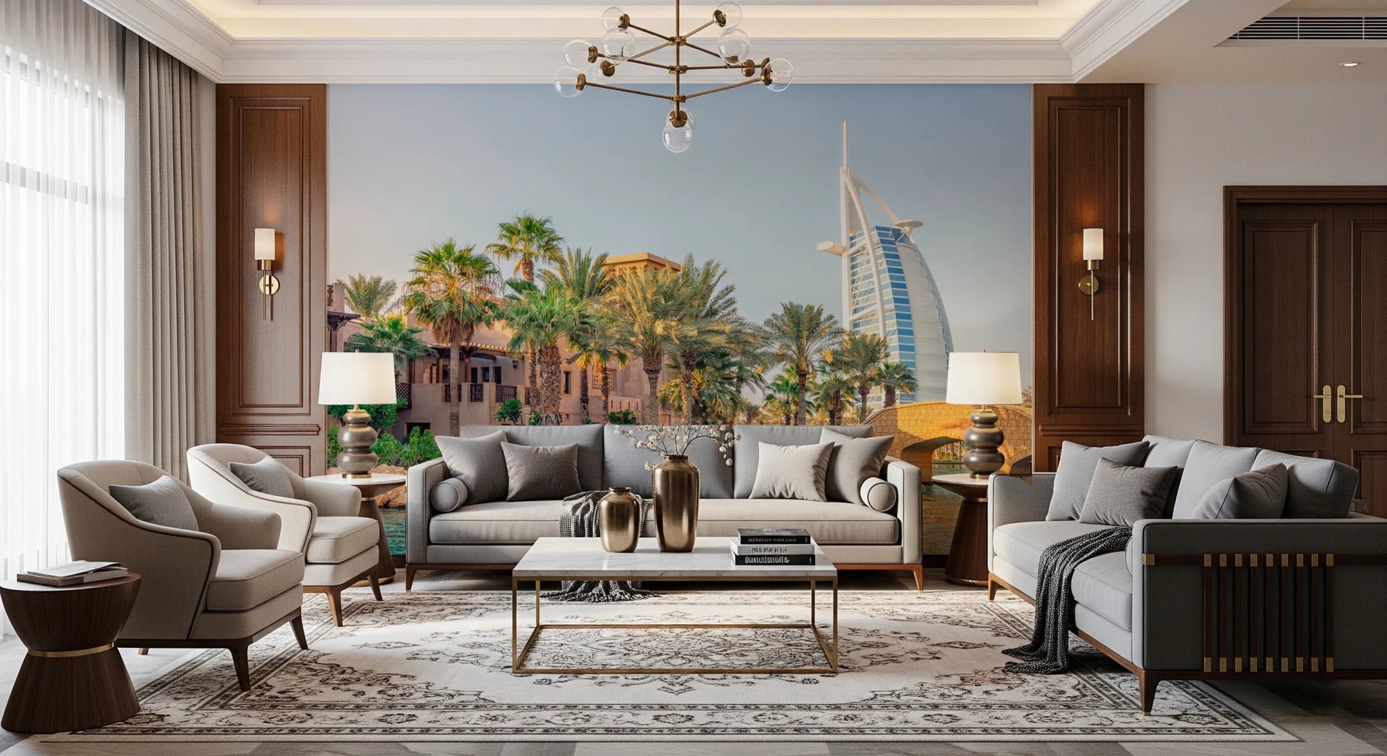 Dubai Oasis Wall Mural