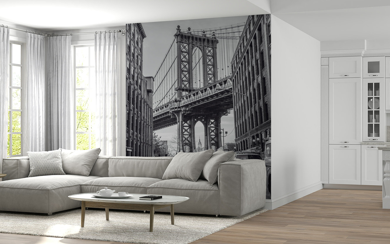 Manhattan Bridge from the Dumbo  Wall Mural
