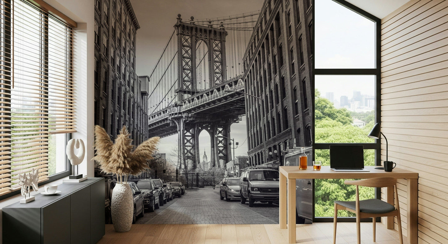 Manhattan Bridge from the Dumbo  Wall Mural