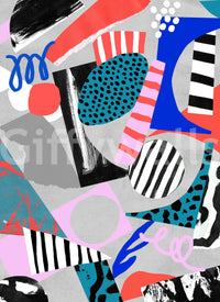 A high-quality minimalist wall mural for walls.

