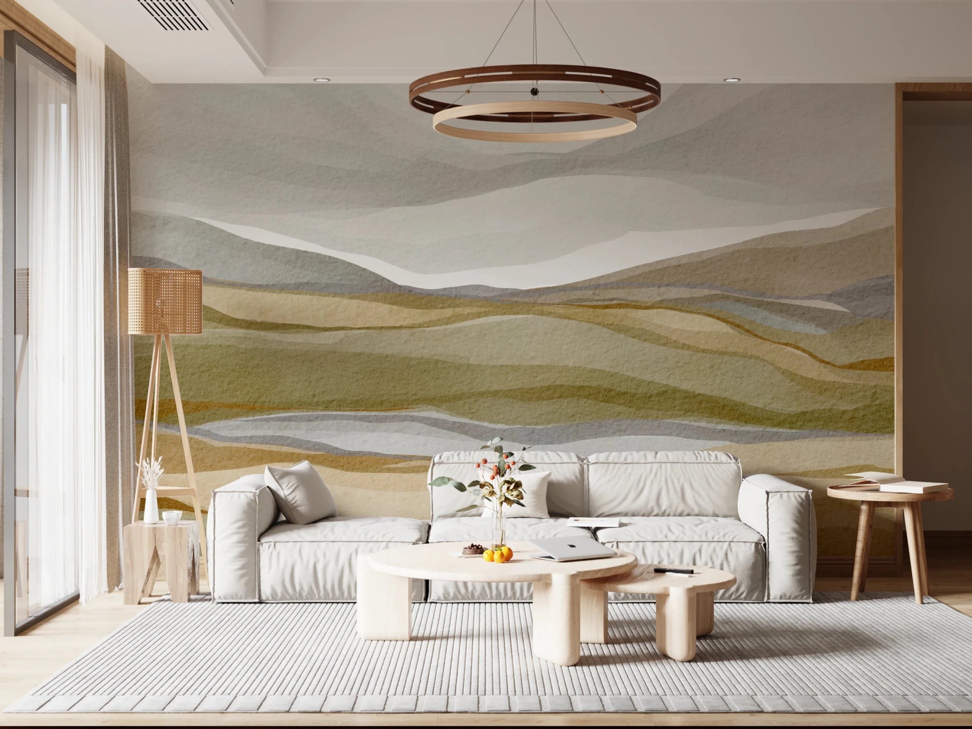 Earthen Horizon Wall Mural