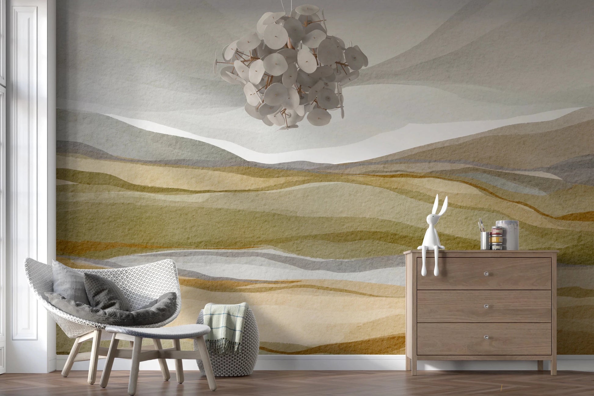Earthen Horizon Wall Mural