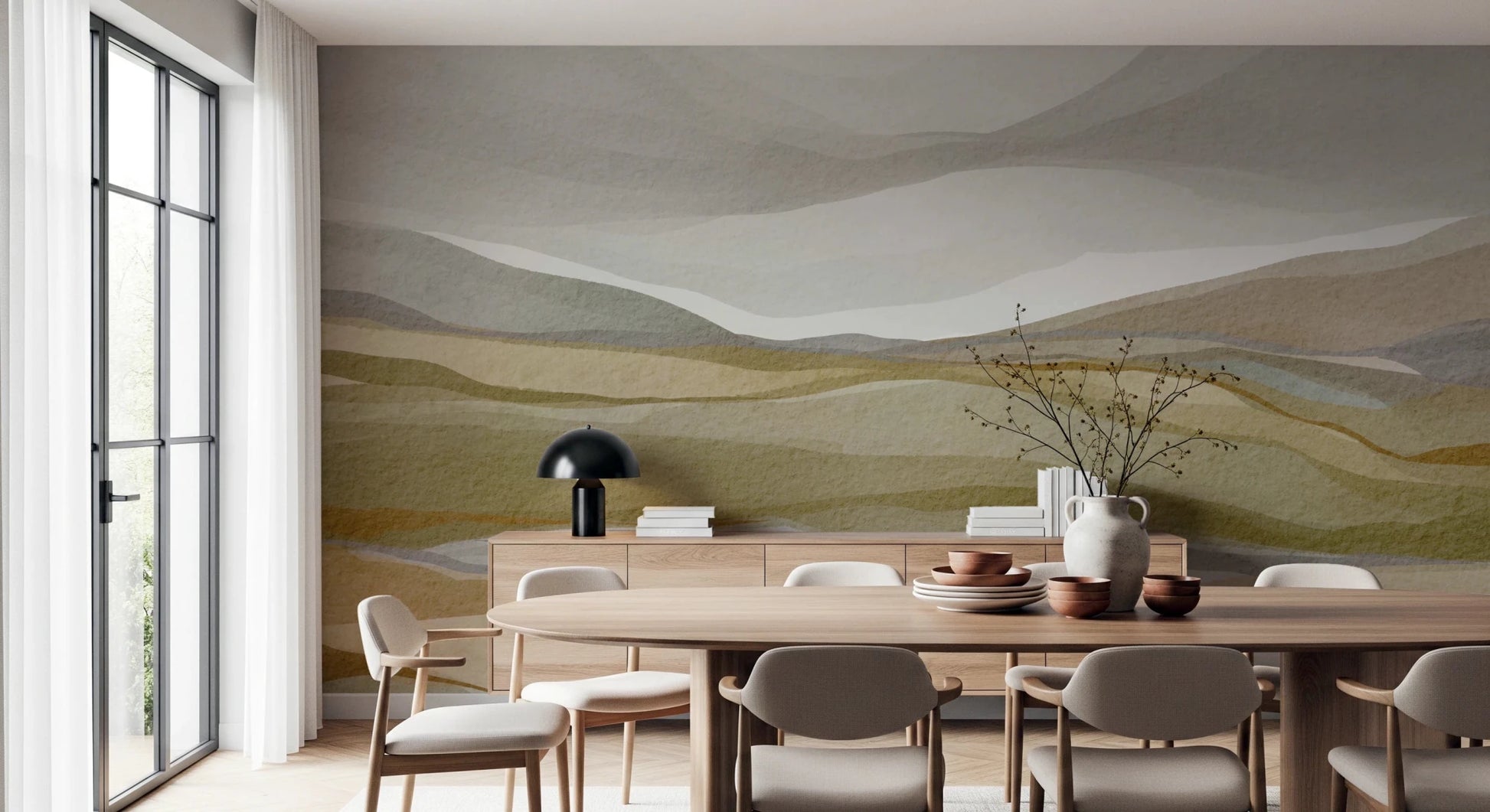 Earthen Horizon Wall Mural