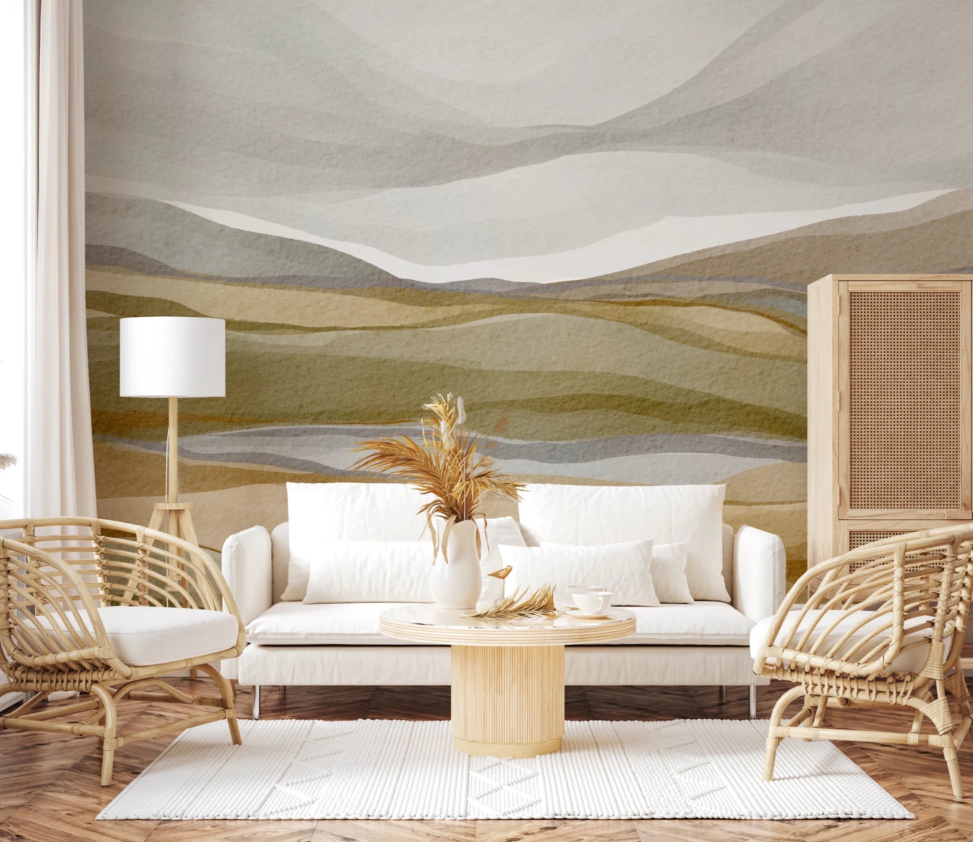 Earthen Horizon Wall Mural
