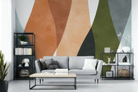 The style is modern and has a bohemian, artistic feel.

