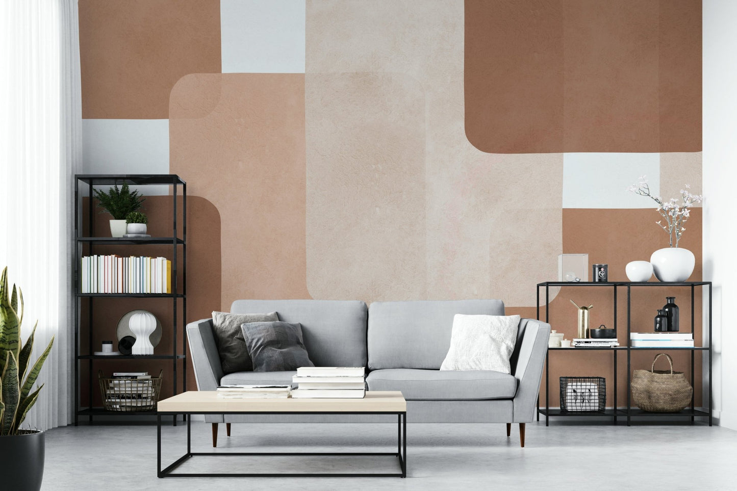 The blocks are the central focus of the image.

