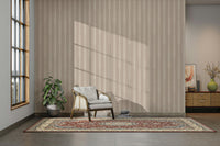 Vertical nature wallpaper combining plants and lines

