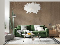 Natural textures in brown and beige hues, decorative wall mural