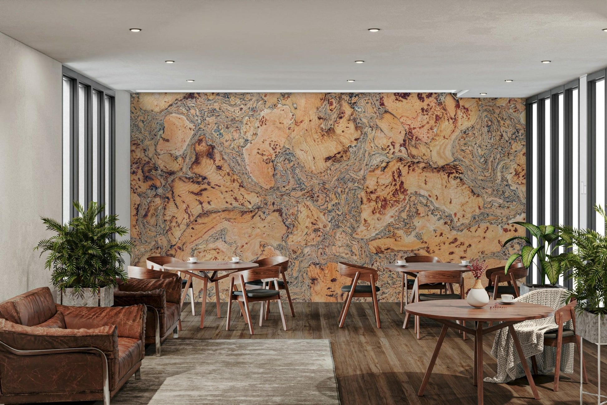 a macro photo of cork

