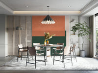 Earthy Geometry Wall Mural for a sophisticated feature wall.