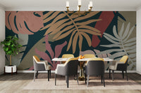 An artistic nature inspired mural for home decor.


