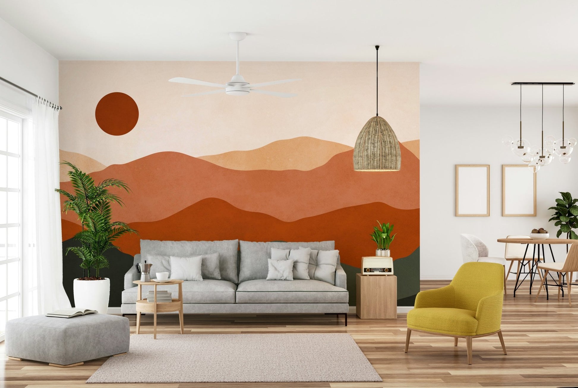 The scene has a peaceful and grounded aesthetic.

