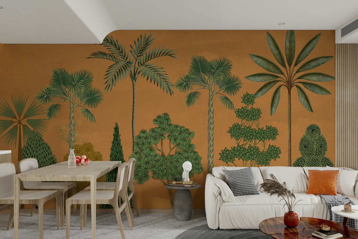 The design feels peaceful and organic.

