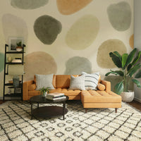 Organic form wallpaper for walls

